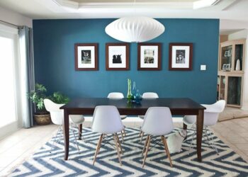 Comment peindre un mur en bleu canard ?