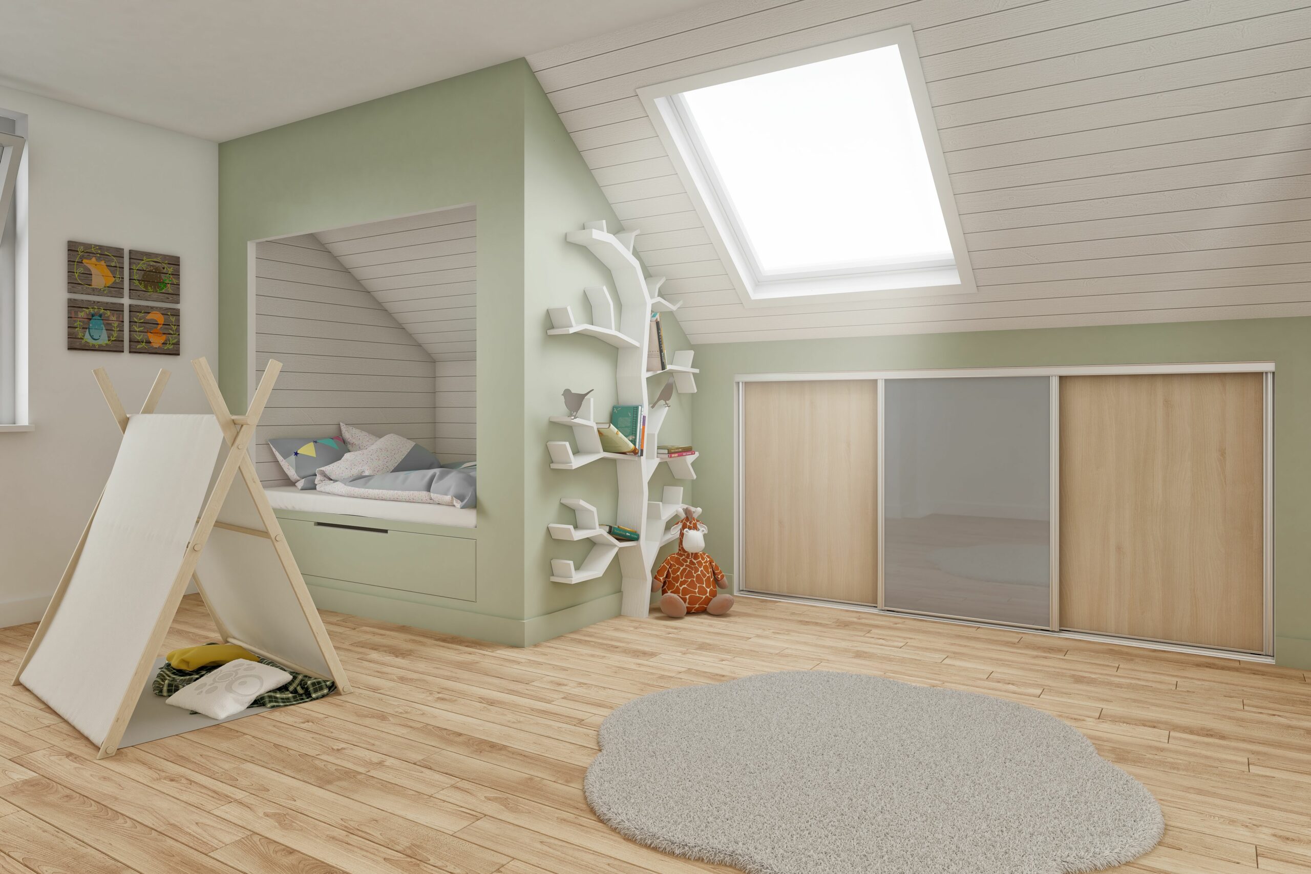 Comment placer un lit Sous-pente