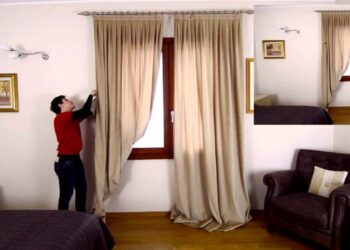 Comment poser des voilages de façon originale ?