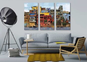 Comment poser un tableau multi panneaux ?