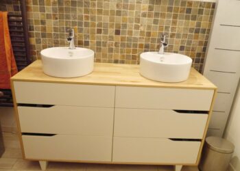 Comment poser une vasque sur une commode ?