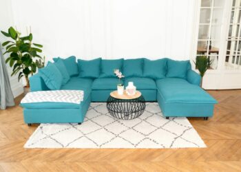 Comment positionner un tapis sous un canapé ?