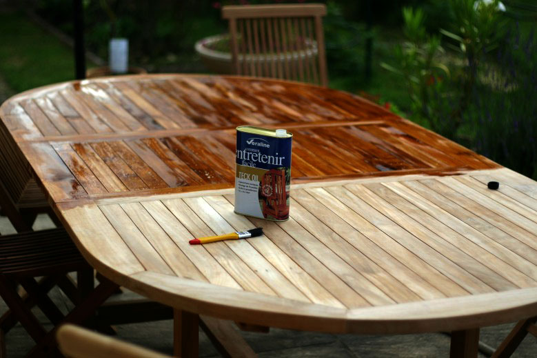 Comment protéger une table en teck l
