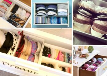 Comment ranger les sous-vêtements dans un tiroir ?