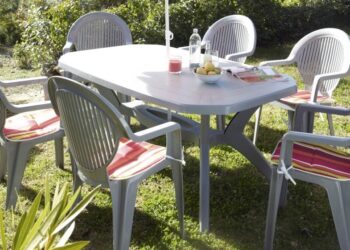 Comment raviver un salon de jardin en plastique vert ?