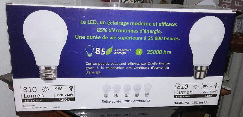 Comment recevoir 25 ampoules LED gratuites