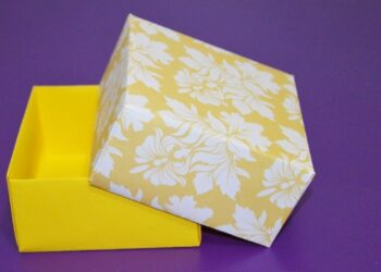Comment recouvrir une boîte en carton ?