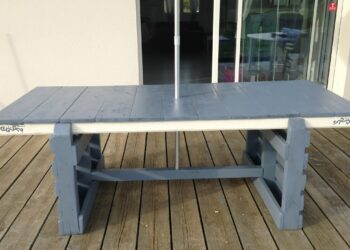 Comment recouvrir une table de jardin ?