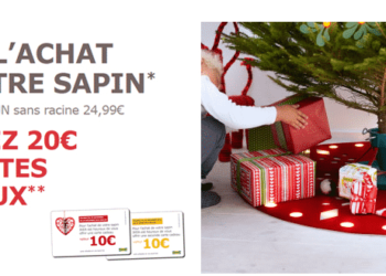 Comment récupérer le bon d'achat IKEA pour le sapin ?