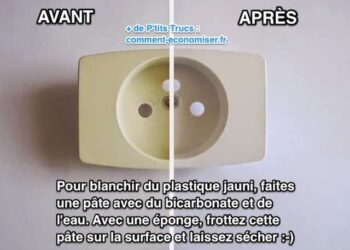 Comment recuperer un plastique blanc jauni ?