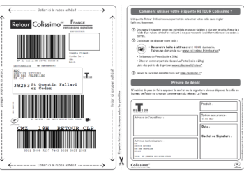 Comment renvoyer un colis avec une étiquette de retour ?