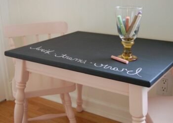 Comment repeindre une table en aluminium ?
