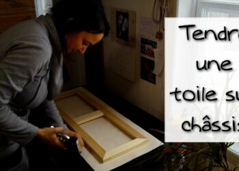 Comment retendre une toile ancienne ?