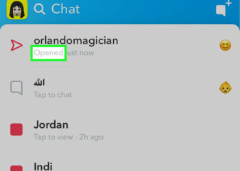 Comment savoir si la personne est en ligne sur SNAP ?