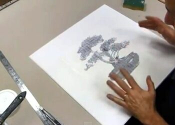 Comment transférer une image sur une toile ?