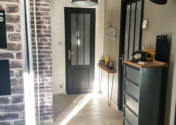 Comment transformer une porte en porte vitrée ?