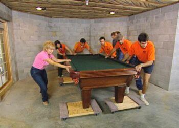 Comment transporter une table de billard ?