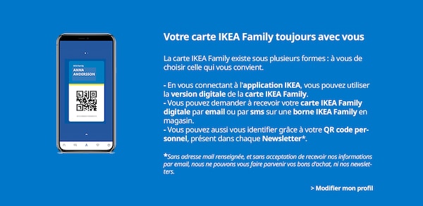 Comment utiliser carte IKEA Family