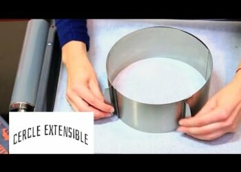 Comment utiliser un cercle à pâtisserie extensible ?