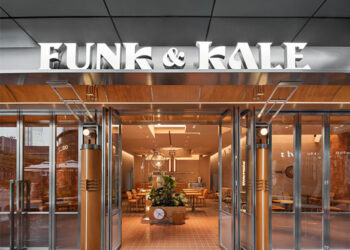 DAS Lab a développé un espace semblable à une exposition pour le restaurant Funk & Kale