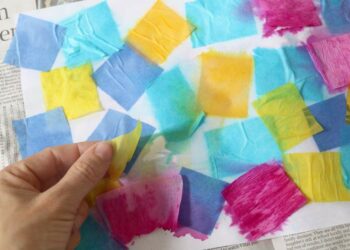 Est-ce que le papier de soie déteint ?