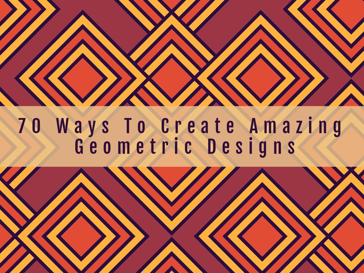 How do we use geometric patterns in designs 