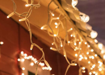 Où accrocher une guirlande lumineuse ?