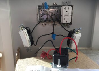 Ou brancher le fil blanc ?