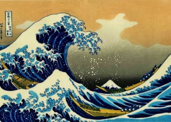 Où est exposé la grande vague ?