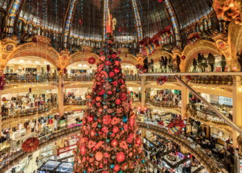 Où est le sapin galerie Lafayette ?
