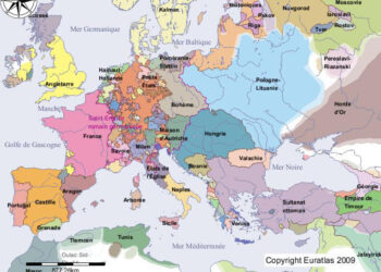 Où se place la rose des vents sur une carte ?