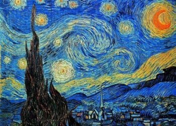 Où se trouve et Van Gogh lorsqu'il a peint la nuit étoilée ?