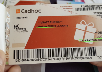 Ou utiliser un chèque Cadhoc ?