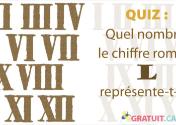 Pourquoi V représente 5 en chiffre romain ?