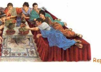 Pourquoi les Romains mangeaient allongés ?