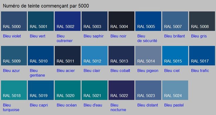 Quel RAL Pour Bleu Marine