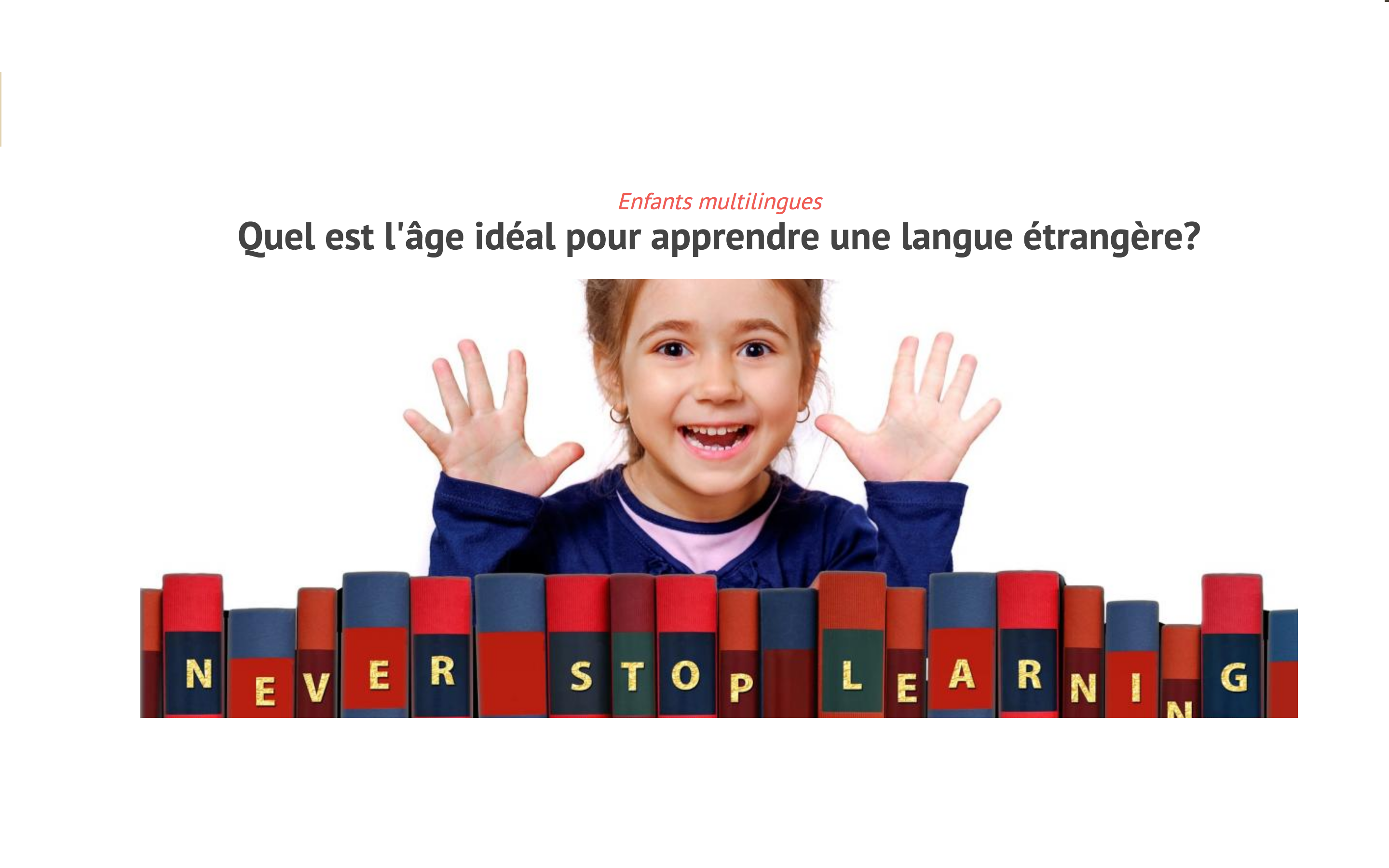 Quel âge pour apprendre les chiffres