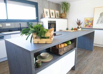 Quel est la largeur d'un ilot central de cuisine ?