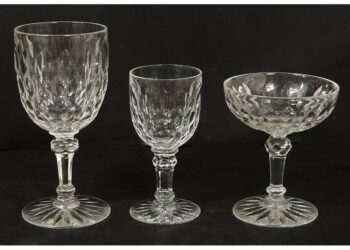 Quel est le prix d'un verre en cristal ?