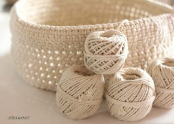 Quel fil pour panier au crochet ?