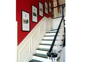 Quel mur peindre dans une cage d'escalier ?