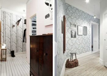 Quel papier peint dans un couloir ?