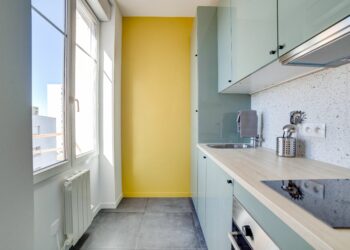 Quel plan de travail avec cuisine verte ?