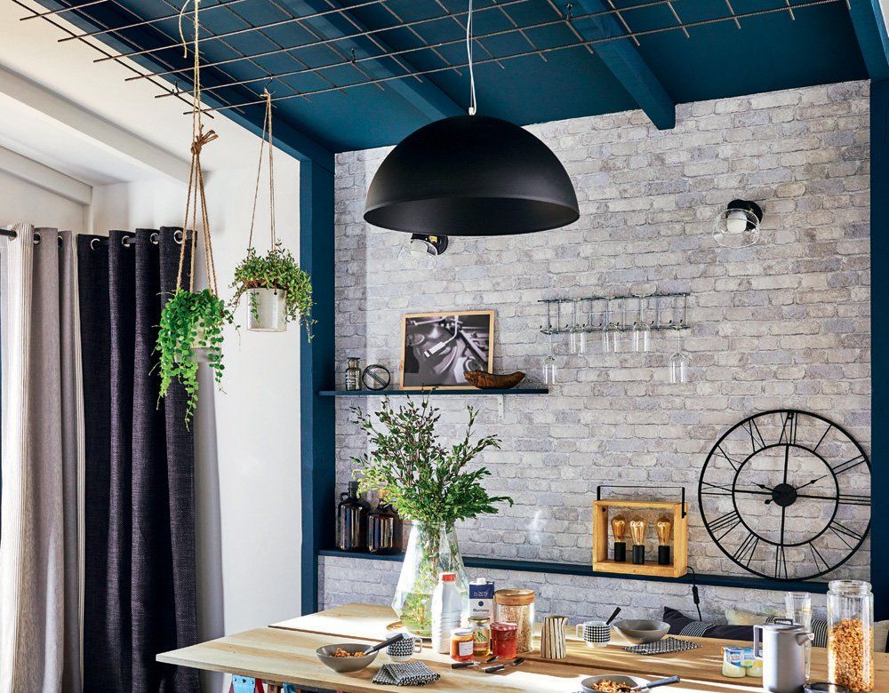 rideau pour chambre style industriel