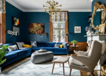 Quel rideau pour mur bleu ?