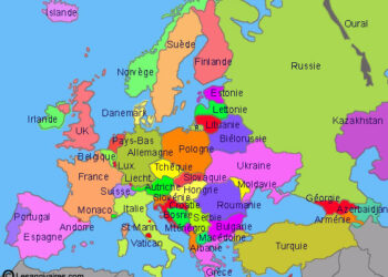 Quel sont les 50 pays d'Europe ?