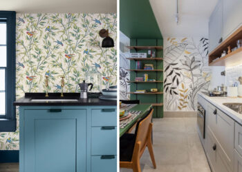 Quel type de papier peint dans une cuisine ?