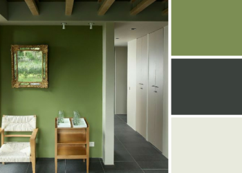 Quelle couleur avec gris et vert ?