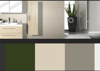 Quelle couleur avec le noir dans une salle de bain ?