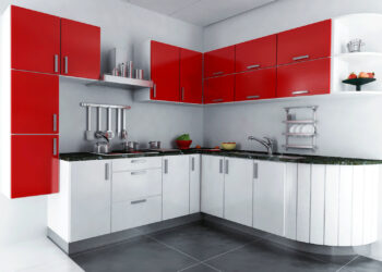 Quelle couleur avec le rouge cuisine ?